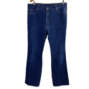 Vintage Ste. Lvcien Jeans 36x32 Blue Bell Bottom Jeans Retro Fades Denim Cotton